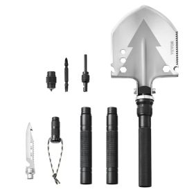 Survival Shovel 11 in 1 Camping Shovel Folding Multitool Portable Compact