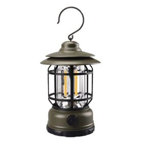 Outdoor Retro Camping Light Emergency Hand Lamp (Type: Camping Light, Color: Green)