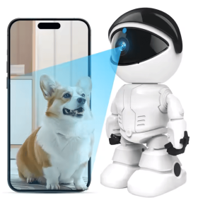 WESECUU Smart Robot WiFi IP Camera 1080P HD Baby Monitor & Home Security (Option: Wifi)